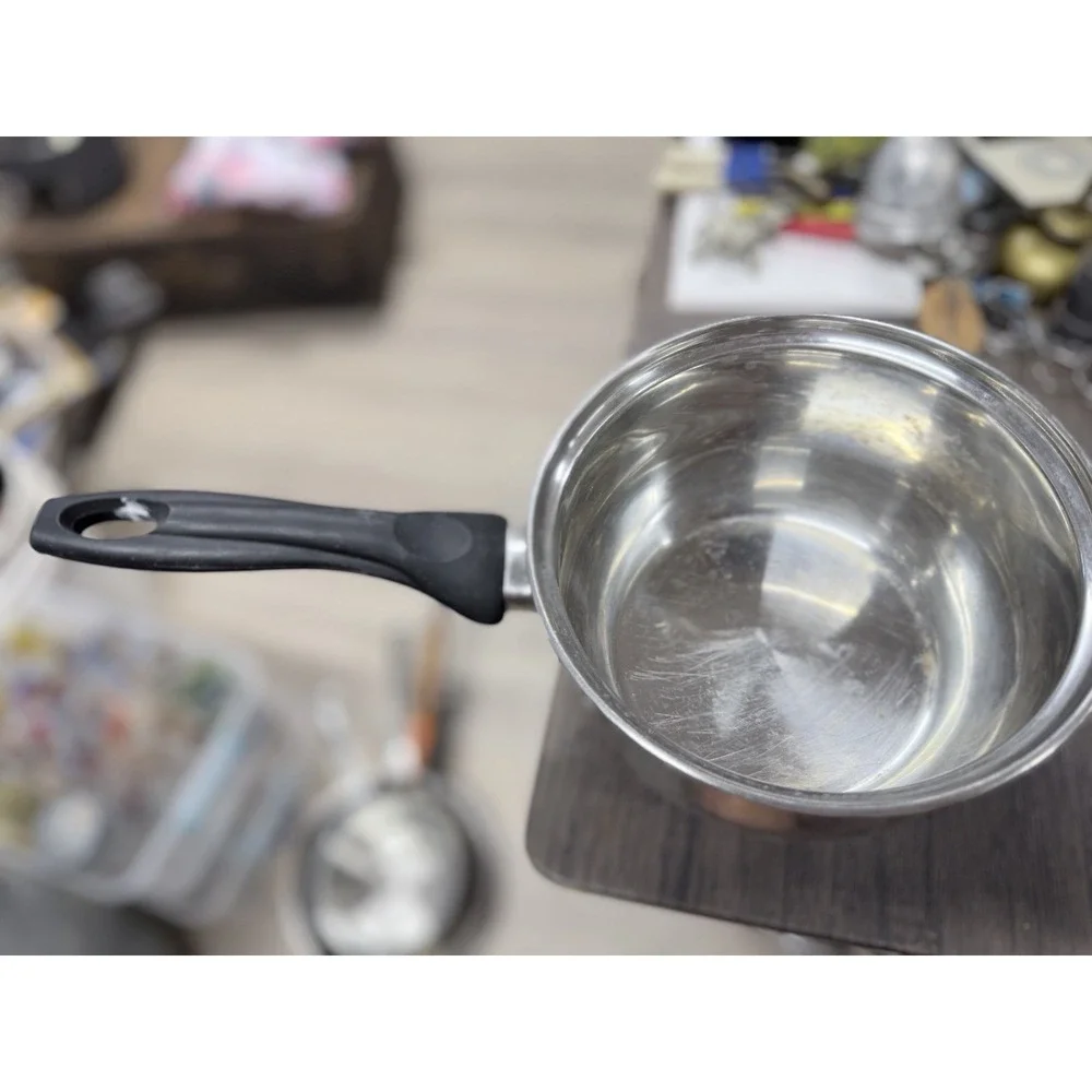Bergner Stainless Steel Pot No Lid Saucepan 1.5qt Induction Electric Gas Halogen